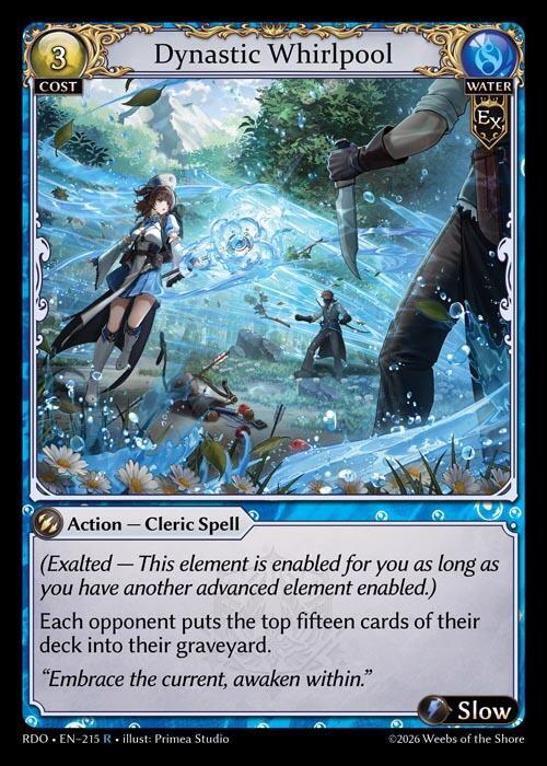 Dynastic Whirlpool 215 (Radiant Origins)  - Foil | Good Games Adelaide SA