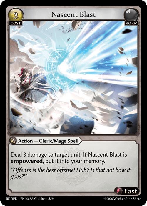 Nascent Blast 088A 088A (Radiant Origins: Pantheon)  | Good Games Adelaide SA