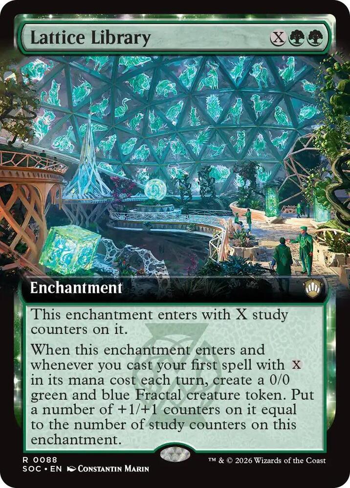 Lattice Library Extended Art 88 (Commander: Secrets of Strixhaven)  | Good Games Adelaide SA