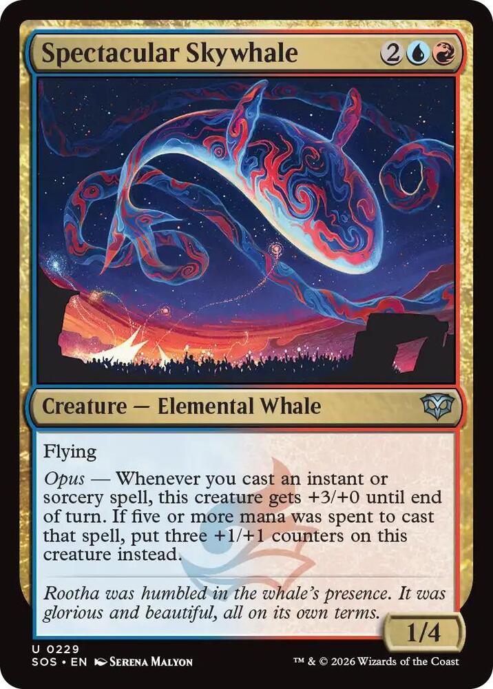 Spectacular Skywhale 229 (Secrets of Strixhaven)  - Foil | Good Games Adelaide SA