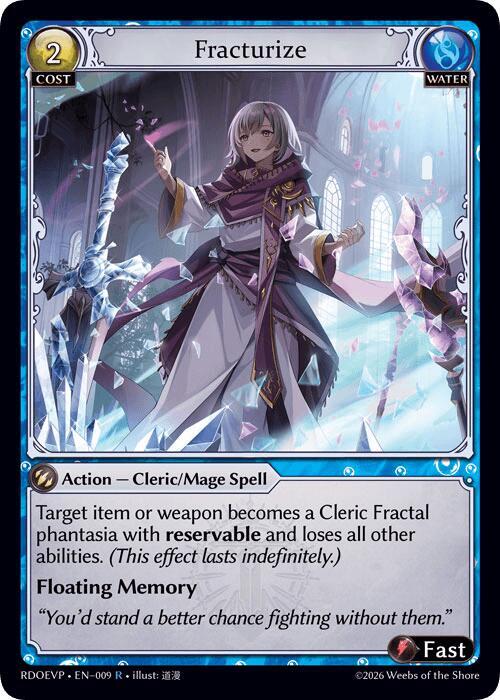 Fracturize 009 (Radiant Origins Event Pack)  - Foil | Good Games Adelaide SA