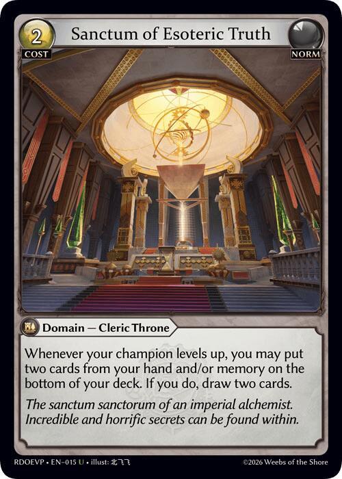 Sanctum of Esoteric Truth 015 (Radiant Origins Event Pack)  | Good Games Adelaide SA