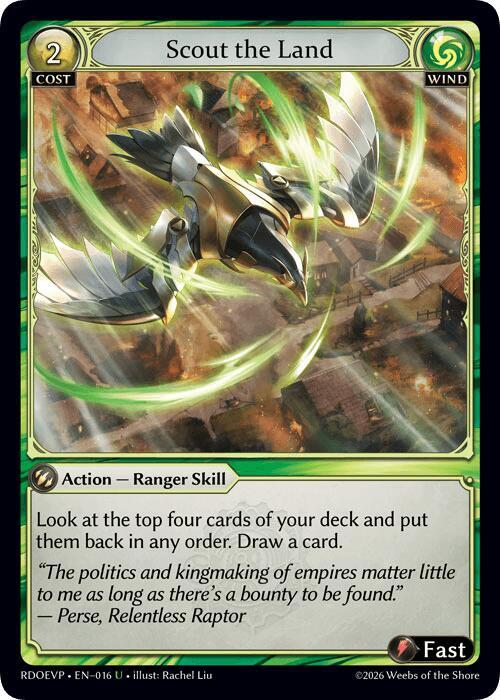 Scout the Land 016 (Radiant Origins Event Pack)  - Foil | Good Games Adelaide SA