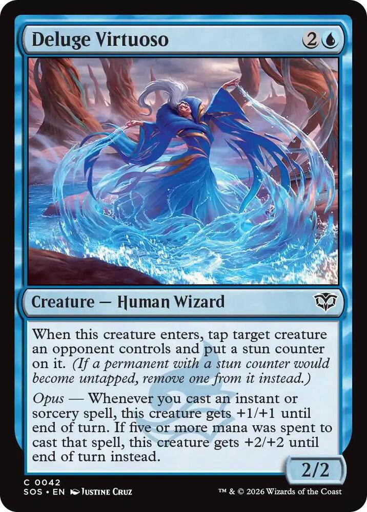 Deluge Virtuoso 42 (Secrets of Strixhaven)  - Foil | Good Games Adelaide SA
