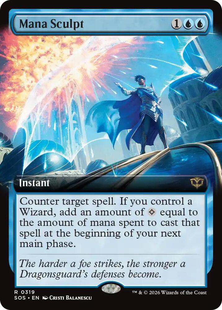 Mana Sculpt Extended Art 319 (Secrets of Strixhaven)  | Good Games Adelaide SA