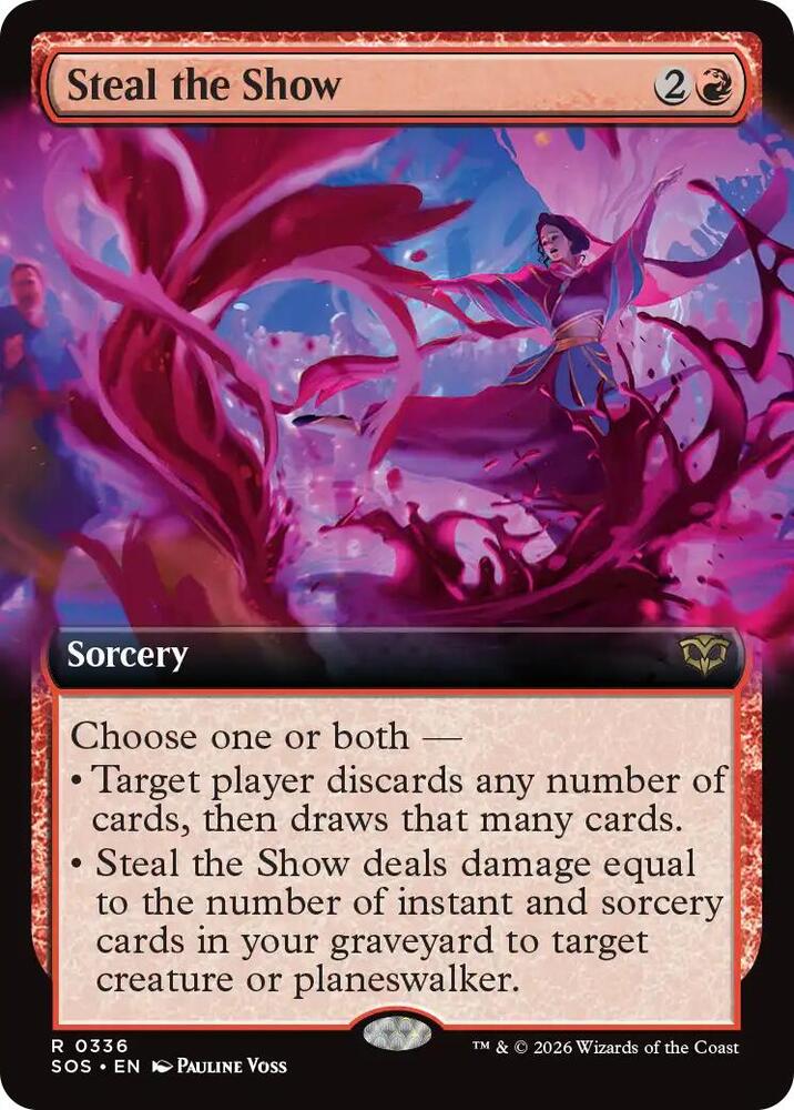 Steal the Show Extended Art 336 (Secrets of Strixhaven)  - Foil | Good Games Adelaide SA
