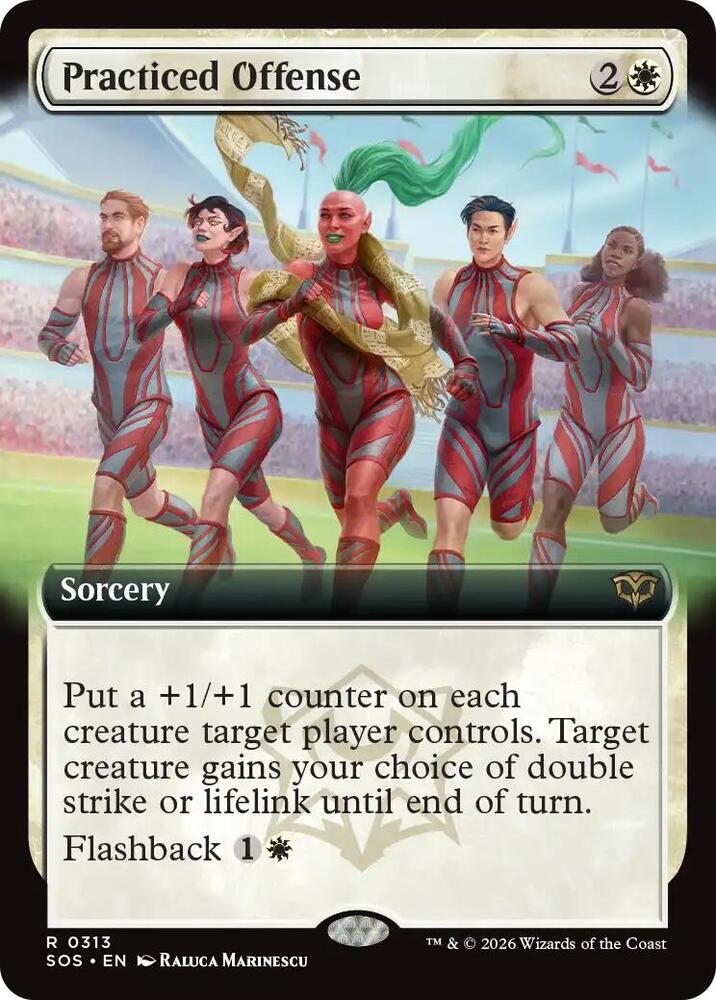Practiced Offense Extended Art 313 (Secrets of Strixhaven)  - Foil | Good Games Adelaide SA