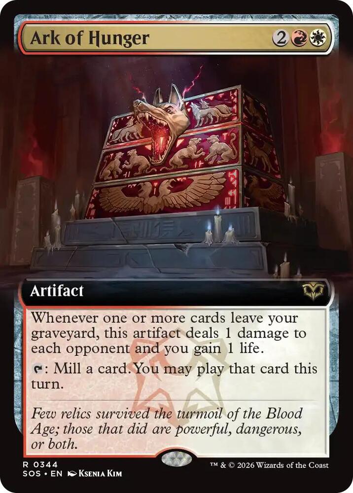 Ark of Hunger Extended Art 344 (Secrets of Strixhaven)  - Foil | Good Games Adelaide SA