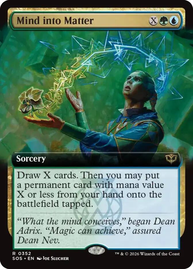 Mind into Matter Extended Art 352 (Secrets of Strixhaven)  | Good Games Adelaide SA