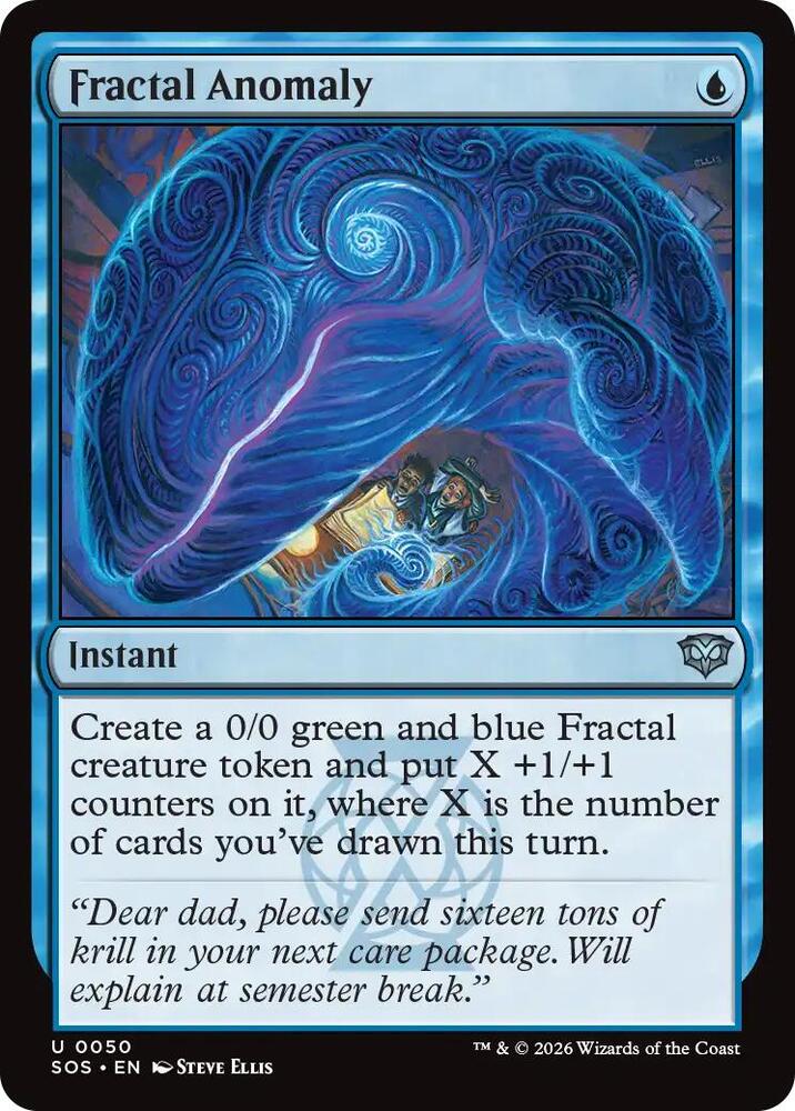 Fractal Anomaly 50 (Secrets of Strixhaven)  - Foil | Good Games Adelaide SA