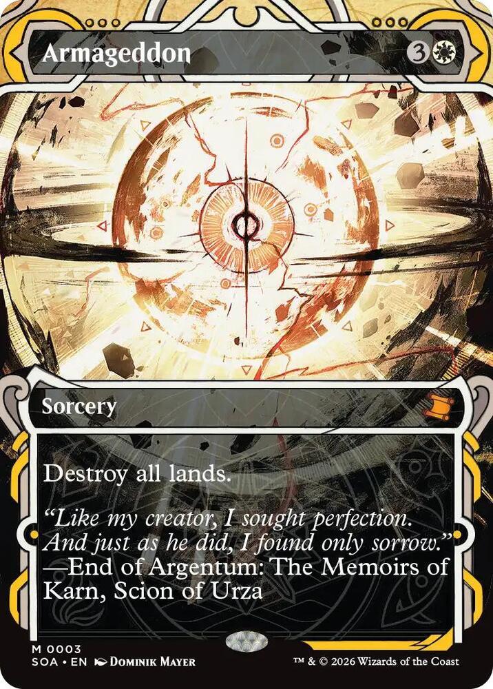 Armageddon 3 (Secrets of Strixhaven: Mystical Archive)  - Foil | Good Games Adelaide SA