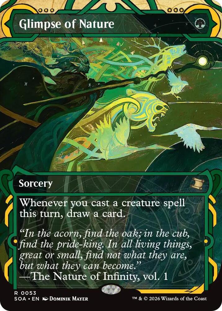 Glimpse of Nature 53 (Secrets of Strixhaven: Mystical Archive)  - Foil | Good Games Adelaide SA