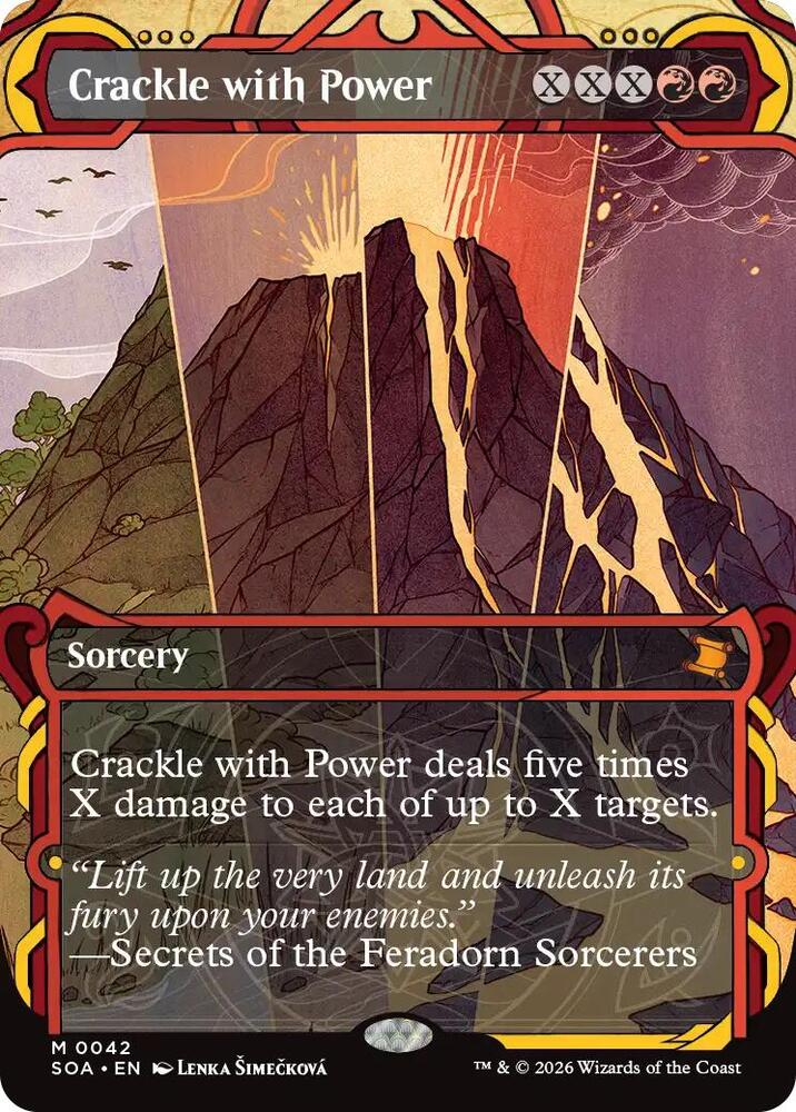 Crackle with Power 42 (Secrets of Strixhaven: Mystical Archive)  - Foil | Good Games Adelaide SA