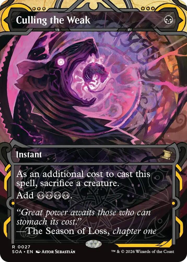 Culling the Weak 27 (Secrets of Strixhaven: Mystical Archive)  - Foil | Good Games Adelaide SA