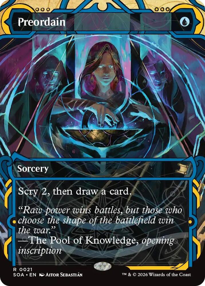 Preordain 21 (Secrets of Strixhaven: Mystical Archive)  - Foil | Good Games Adelaide SA