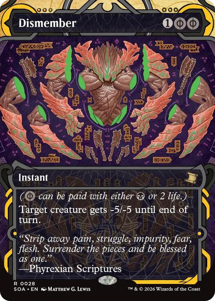 Dismember 28 (Secrets of Strixhaven: Mystical Archive)  - Foil | Good Games Adelaide SA