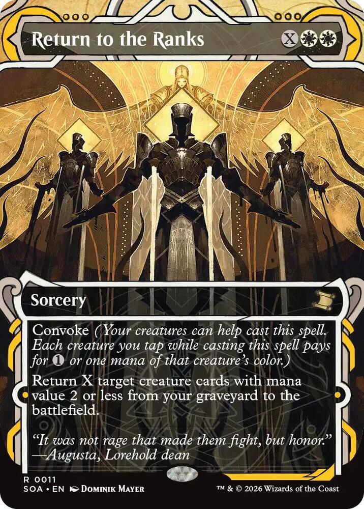 Return to the Ranks 11 (Secrets of Strixhaven: Mystical Archive)  - Foil | Good Games Adelaide SA