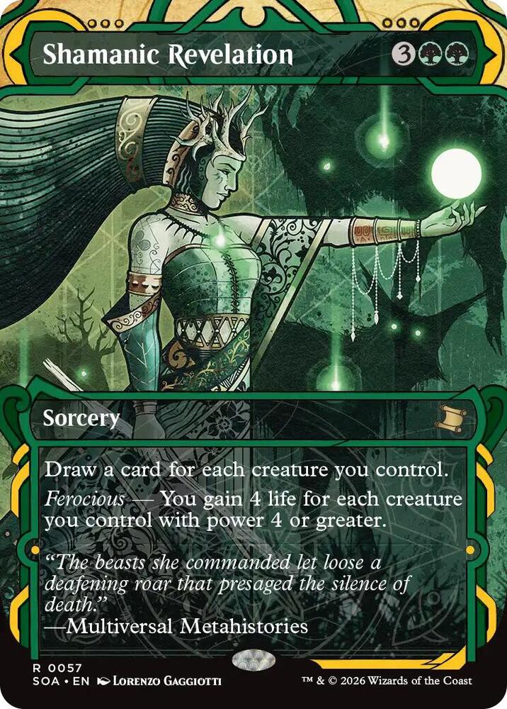 Shamanic Revelation 57 (Secrets of Strixhaven: Mystical Archive)  - Foil | Good Games Adelaide SA