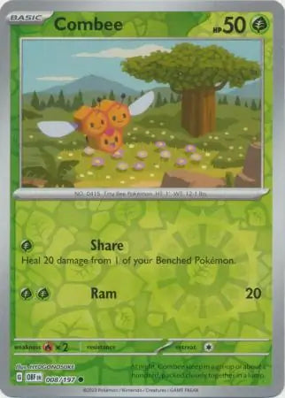 Combee 008/197 (SV03: Obsidian Flames)  - Reverse Holofoil | Good Games Adelaide SA