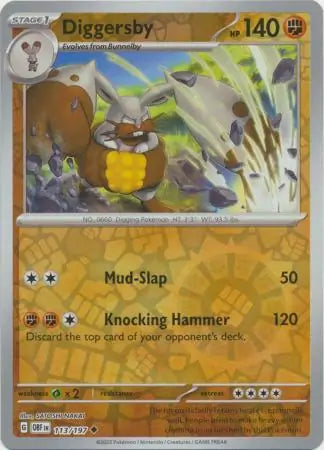 Diggersby 113/197 (SV03: Obsidian Flames)  - Reverse Holofoil | Good Games Adelaide SA