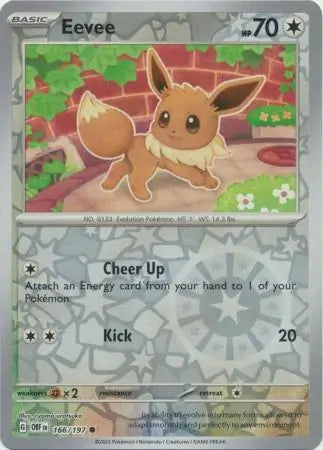Eevee 166/197 (SV03: Obsidian Flames)  - Reverse Holofoil | Good Games Adelaide SA