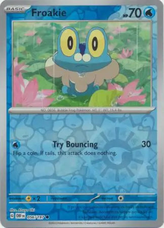 Froakie 056/197 (SV03: Obsidian Flames)  - Reverse Holofoil | Good Games Adelaide SA