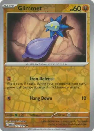 Glimmet 121/197 (SV03: Obsidian Flames)  - Reverse Holofoil | Good Games Adelaide SA