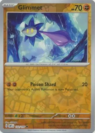 Glimmet 122/197 (SV03: Obsidian Flames)  - Reverse Holofoil | Good Games Adelaide SA