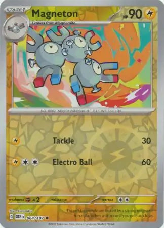 Magneton 064/197 (SV03: Obsidian Flames)  - Reverse Holofoil | Good Games Adelaide SA