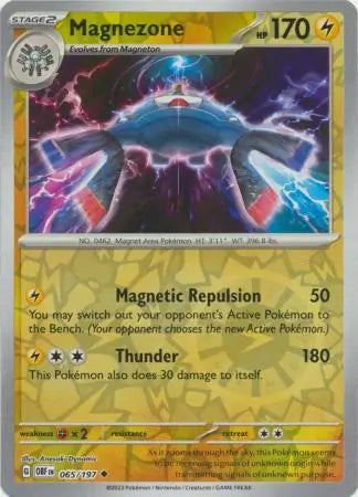 Magnezone 065/197 (SV03: Obsidian Flames)  - Reverse Holofoil | Good Games Adelaide SA