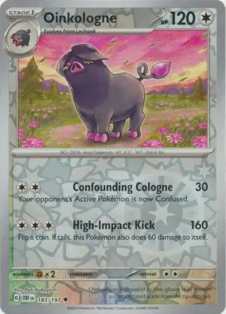 Oinkologne 183/197 (SV03: Obsidian Flames)  - Reverse Holofoil | Good Games Adelaide SA