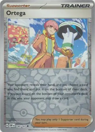 Ortega 190/197 (SV03: Obsidian Flames)  - Reverse Holofoil | Good Games Adelaide SA