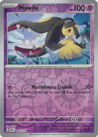 Mawile 089/197 (SV03: Obsidian Flames)  - Reverse Holofoil | Good Games Adelaide SA