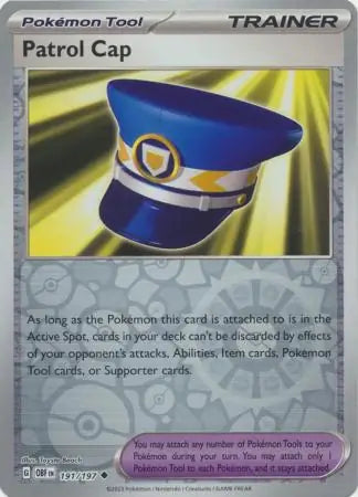 Patrol Cap 191/197 (SV03: Obsidian Flames)  - Reverse Holofoil | Good Games Adelaide SA