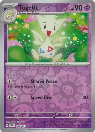Togetic 084/197 (SV03: Obsidian Flames)  - Reverse Holofoil | Good Games Adelaide SA