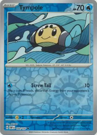Tympole 050/197 (SV03: Obsidian Flames)  - Reverse Holofoil | Good Games Adelaide SA