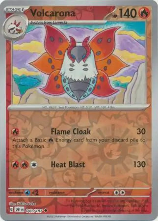 Volcarona 041/197 (SV03: Obsidian Flames)  - Reverse Holofoil | Good Games Adelaide SA
