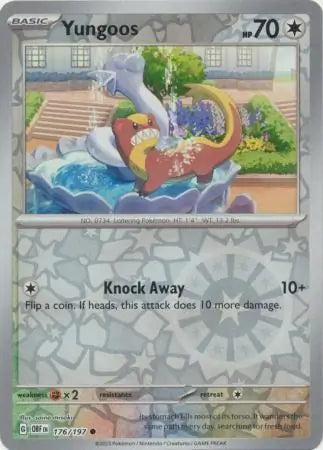Yungoos 176/197 (SV03: Obsidian Flames)  - Reverse Holofoil | Good Games Adelaide SA