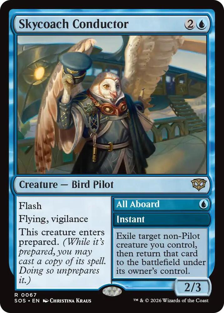 Skycoach Conductor 67 (Secrets of Strixhaven)  - Foil | Good Games Adelaide SA