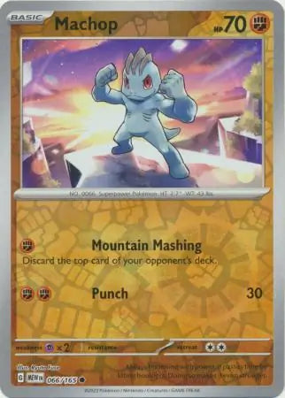 Machop 066/165 (SV: Scarlet & Violet 151)  - Reverse Holofoil | Good Games Adelaide SA