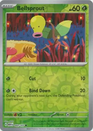 Bellsprout 069/165 (SV: Scarlet & Violet 151)  - Reverse Holofoil | Good Games Adelaide SA