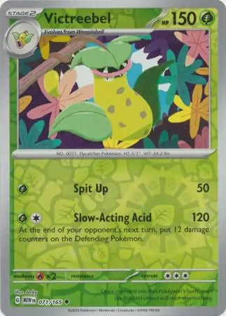 Victreebel 071/165 (SV: Scarlet & Violet 151)  - Reverse Holofoil | Good Games Adelaide SA