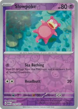 Slowpoke 079/165 (SV: Scarlet & Violet 151)  - Reverse Holofoil | Good Games Adelaide SA