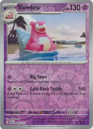 Slowbro 080/165 (SV: Scarlet & Violet 151)  - Reverse Holofoil | Good Games Adelaide SA
