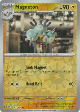 Magneton 082/165 (SV: Scarlet & Violet 151)  - Reverse Holofoil | Good Games Adelaide SA