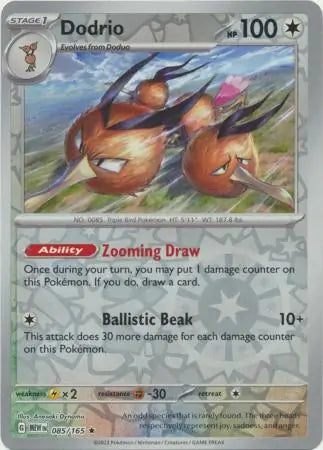 Dodrio 085/165 (SV: Scarlet & Violet 151)  - Reverse Holofoil | Good Games Adelaide SA