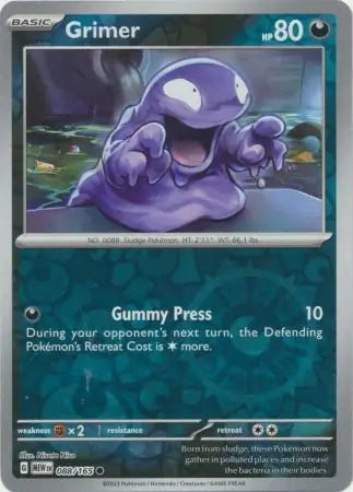 Grimer 088/165 (SV: Scarlet & Violet 151)  - Reverse Holofoil | Good Games Adelaide SA