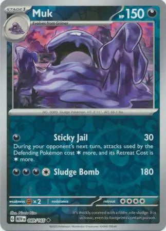 Muk 089/165 (SV: Scarlet & Violet 151)  - Reverse Holofoil | Good Games Adelaide SA