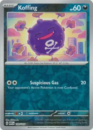 Koffing 109/165 (SV: Scarlet & Violet 151)  - Reverse Holofoil | Good Games Adelaide SA