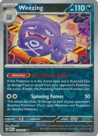 Weezing 110/165 (SV: Scarlet & Violet 151)  - Reverse Holofoil | Good Games Adelaide SA